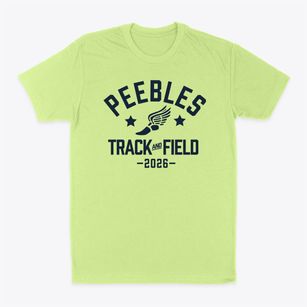 Peebles Elementary School Track and Field Classic Dad T-Shirt
