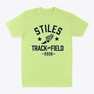 Stiles Elementary School Track and Field Classic Dad T-Shirt
