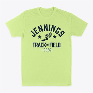 Jennings Elementary School Track and Field Classic Dad T-Shirt