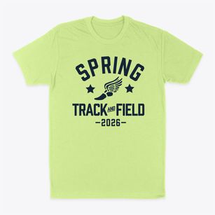 Spring Elementary School Track and Field Classic Dad T-Shirt