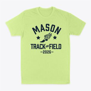 Mason High School Track and Field Classic Dad T-Shirt