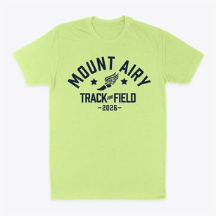 Mount Airy Elementary School Track and Field Classic Dad T-Shirt