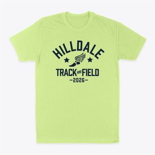 Hilldale Middle School Track and Field Classic Dad T-Shirt