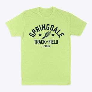 Springdale Elementary School Track and Field Classic Dad T-Shirt