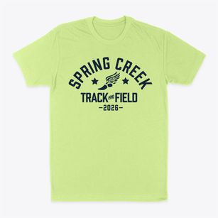 Spring Creek Elementary School Track and Field Classic Dad T-Shirt