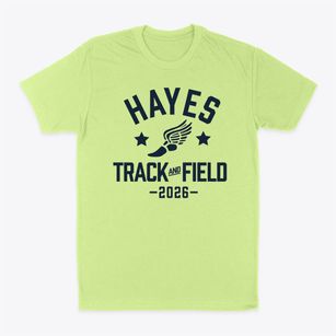 Hayes Elementary School Track and Field Classic Dad T-Shirt