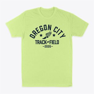 Oregon City High School Moss Campus Track and Field Classic Dad T-Shirt