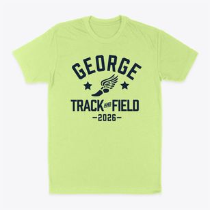 George Middle School Track and Field Classic Dad T-Shirt