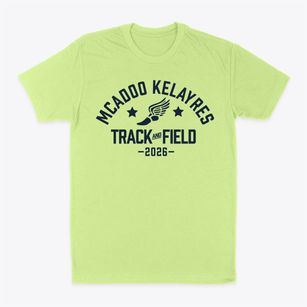 Mcadoo Kelayres Elementary School Track and Field Classic Dad T-Shirt