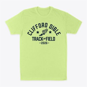 Clifford Dible Elementary School Track and Field Classic Dad T-Shirt