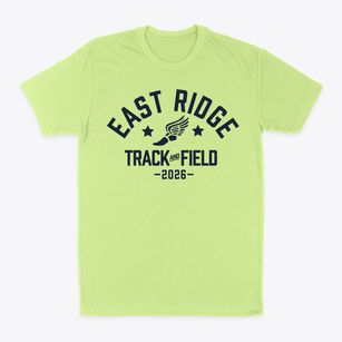 East Ridge Middle School Track and Field Classic Dad T-Shirt