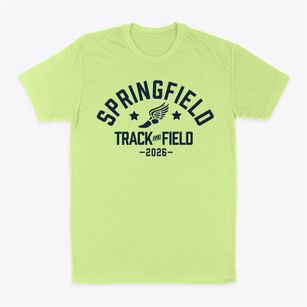 Springfield High School Track and Field Classic Dad T-Shirt
