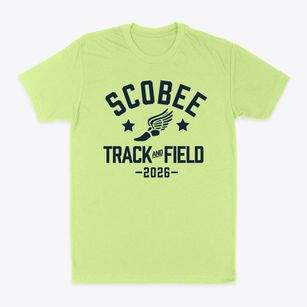 Francis Scobee Junior High School Track and Field Classic Dad T-Shirt