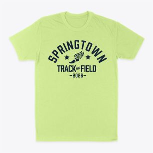 Springtown Middle School Track and Field Classic Dad T-Shirt