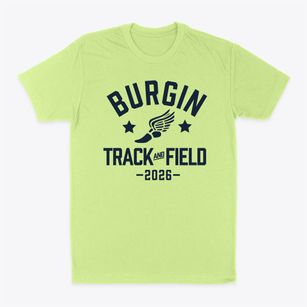 Burgin Elementary School Track and Field Classic Dad T-Shirt