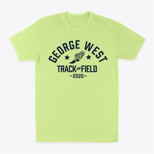 George West Junior High School Track and Field Classic Dad T-Shirt