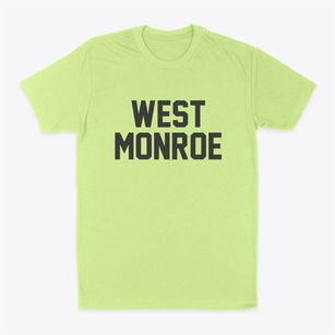 West Monroe New York Classic Block Classic Dad T-Shirt