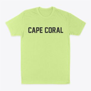 Cape Coral Florida Classic Block Classic Dad T-Shirt