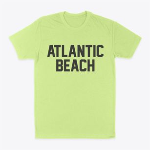Atlantic Beach New York Classic Block Classic Dad T-Shirt