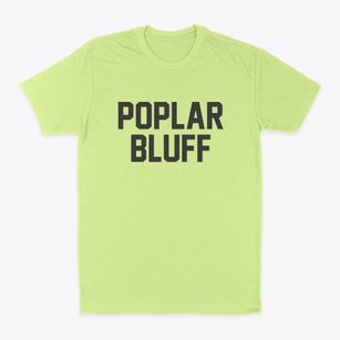 Poplar Bluff Missouri Classic Block Classic Dad T-Shirt