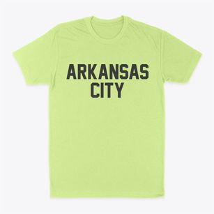 Arkansas City Kansas Classic Block Classic Dad T-Shirt