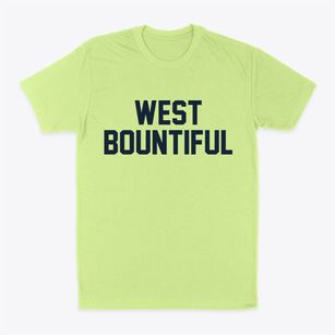 West Bountiful Utah Classic Block Classic Dad T-Shirt