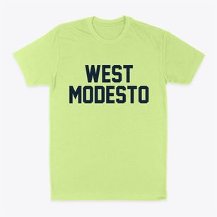 West Modesto California Classic Block Classic Dad T-Shirt