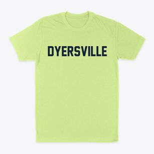 Dyersville Iowa Classic Block Classic Dad T-Shirt