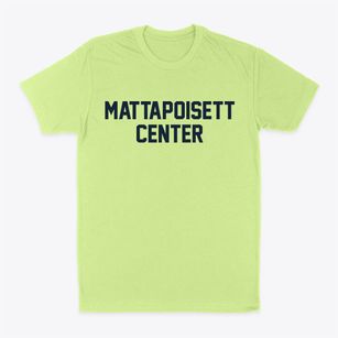 Mattapoisett Center Massachusetts Classic Block Classic Dad T-Shirt