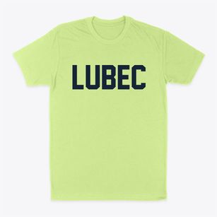Lubec Maine Classic Block Classic Dad T-Shirt