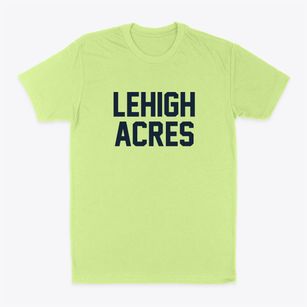 Lehigh Acres Florida Classic Block Classic Dad T-Shirt