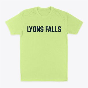 Lyons Falls New York Classic Block Classic Dad T-Shirt
