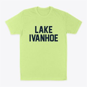 Lake Ivanhoe Wisconsin Classic Block Classic Dad T-Shirt