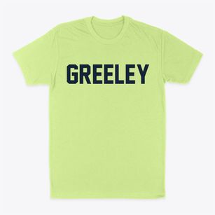 Greeley Colorado Classic Block Classic Dad T-Shirt