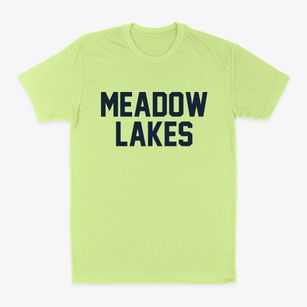 Meadow Lakes Alaska Classic Block Classic Dad T-Shirt