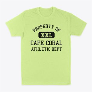 Cape Coral Florida Athletic Dept Classic Dad T-Shirt