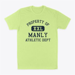Manly Iowa Athletic Dept Classic Dad T-Shirt