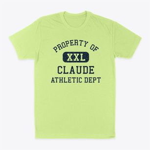 Claude Texas Athletic Dept Classic Dad T-Shirt