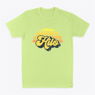 Hilo Hawaii Sublime Sunset Classic Dad T-Shirt