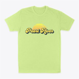 Pearl River Louisiana Sublime Sunset Classic Dad T-Shirt