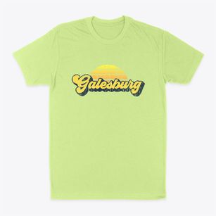 Galesburg Illinois Sublime Sunset Classic Dad T-Shirt