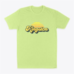 Kingston Illinois Sublime Sunset Classic Dad T-Shirt