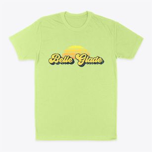 Belle Glade Florida Sublime Sunset Classic Dad T-Shirt