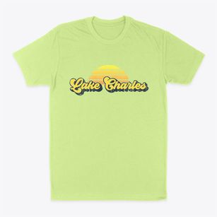 Lake Charles Louisiana Sublime Sunset Classic Dad T-Shirt