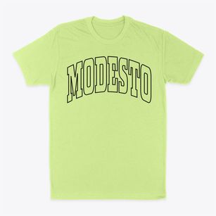 Modesto California Trendy Block Classic Dad T-Shirt