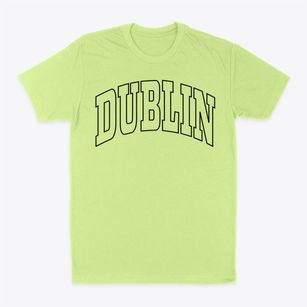 Dublin Texas Trendy Block Classic Dad T-Shirt