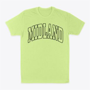 Midland North Carolina Trendy Block Classic Dad T-Shirt