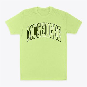 Muskogee Oklahoma Trendy Block Classic Dad T-Shirt