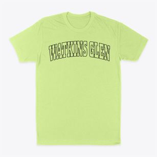 Watkins Glen New York Trendy Block Classic Dad T-Shirt