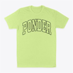 Ponder Texas Trendy Block Classic Dad T-Shirt